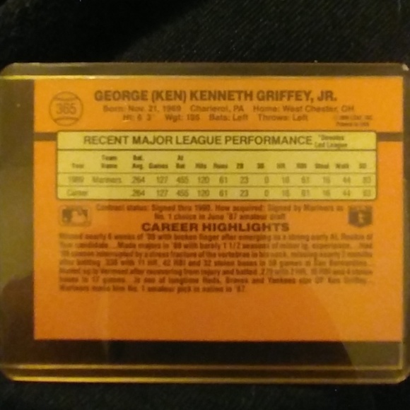 Ken griffey jr Baseball card - Picture 2 of 3